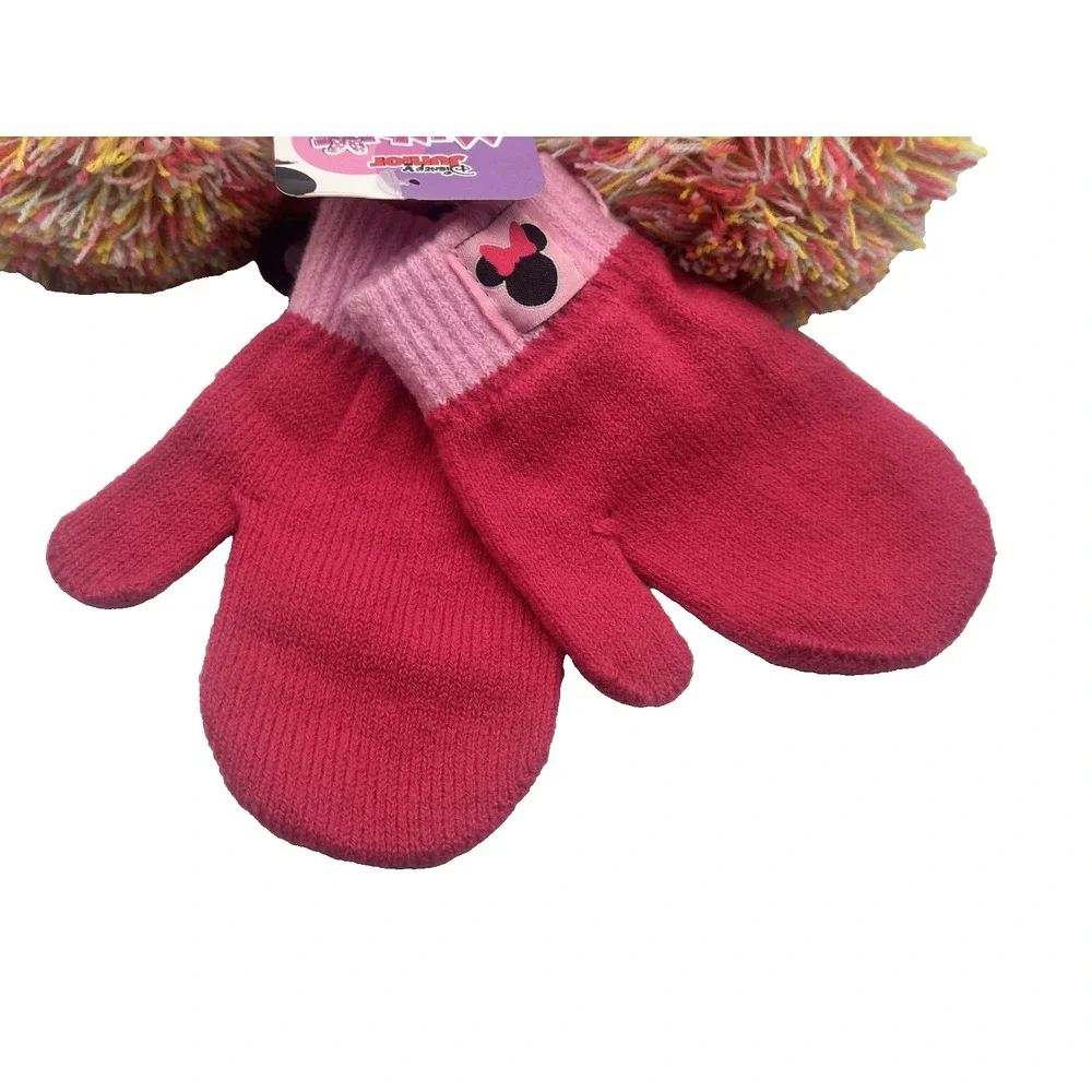 Girls Winter Accessories Set- Minnie Mouse